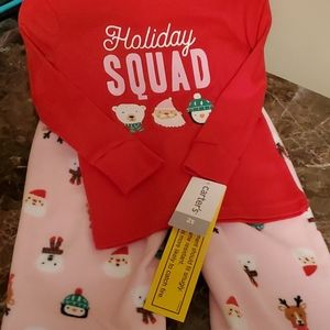 Carter's Girl's Toddler Holiday Pajamas
